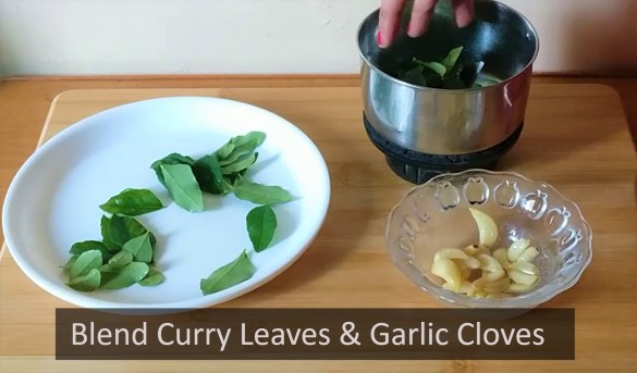 Curry Leaves Hair Mask
