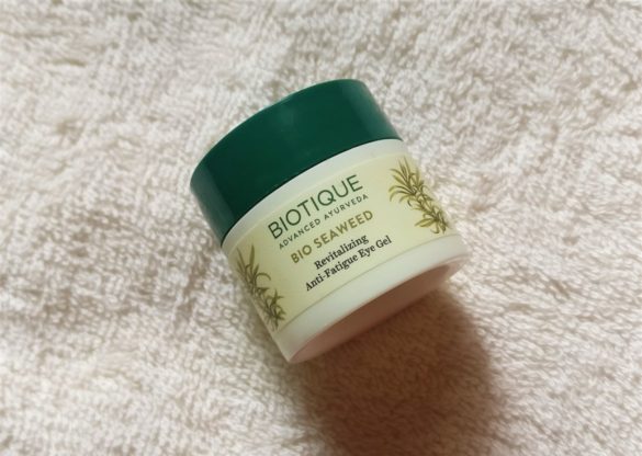 Biotique Bio Sea Weed Revitalizing Anti Fatigue Eye Gel Review