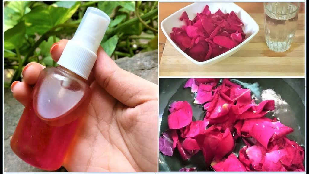 Homemade Rose water with Rose Petals DIY Rose Water