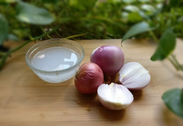 Onion Juice for eyebrow growth