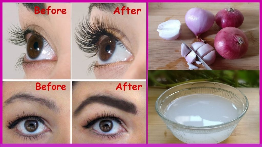 Onion juice & Onion oil for Thick Eyebrow Growth Eyebrow serum