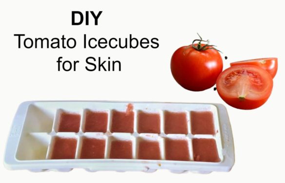 Tomato Ice cubes for Skin