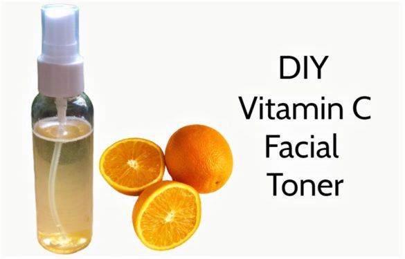Homemade vitamin c toner