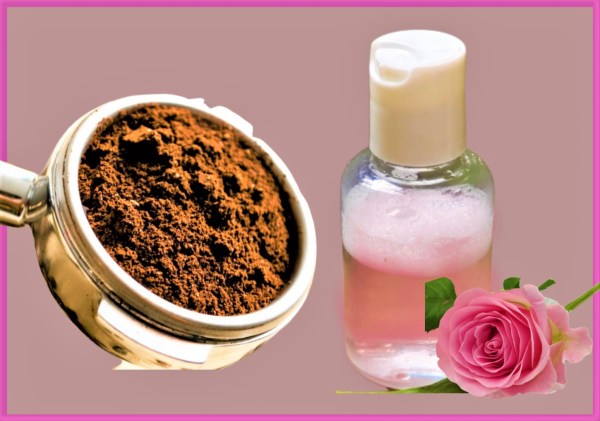  Coffee and Rosewater Eye pads to reduce under-eye bags