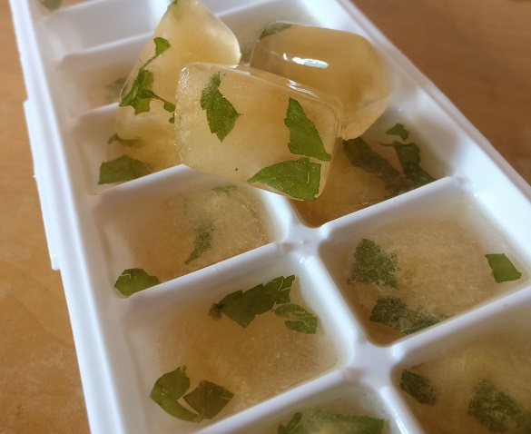 3. Green Tea Ice cubes