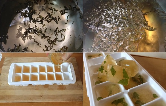 3. Green Tea Ice cubes