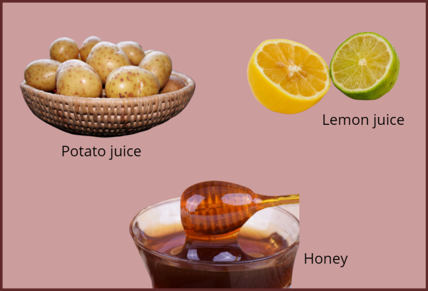Lemon, Honey & Potato Face Pack for Dark Spots & Blemishes