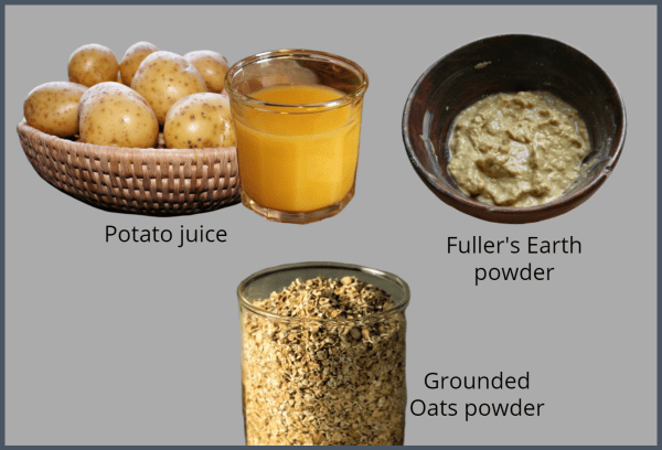 potato face pack for oily skin